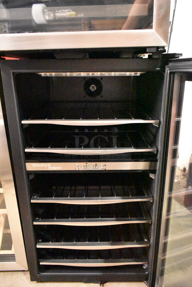 BRAND NEW SCRATCH AND DENT! Danby DWC040A3BSSDD 38 Bottle Free-Standing Metal Wine Cooler Merchandiser. 115 Volts, 1 Phase. Tested and Working! - Image 4 of 5