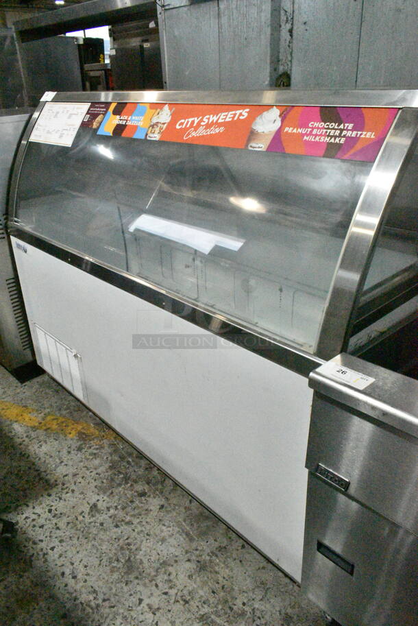 Metal Commercial Floor Style Ice Cream Dipping Cabinet. Tested and Working! - Image 2 of 7