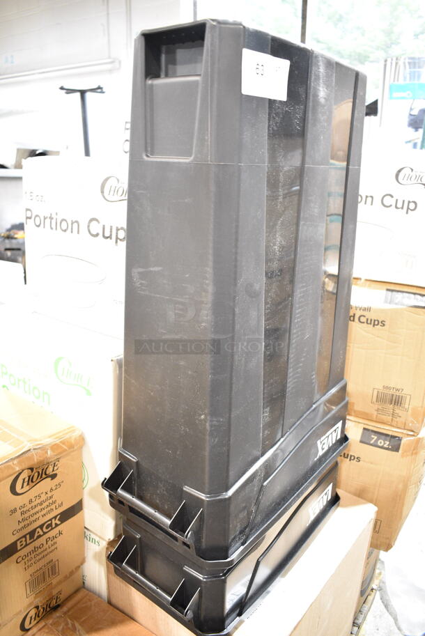 PALLET LOT of 21 BRAND NEW Boxes Including 127RD12BULK Choice 12 oz. Customizable Microwavable Translucent Round Deli Container - 500/Case, 760IC06G Choice 6 oz. Green Paper Frozen Yogurt / Food Cup - 1000/Case, CH12DEF Dart ClearPac SafeSeal 12 oz. Tamper-Resistant, Tamper-Evident Hinged Container with Flat Lid - 200/Case, Choice 1.5 oz Portion Cups, 2 Box 500TW7 Choice 7 oz. Translucent Thin Wall Plastic Cold Cup - 2500/Case, 2 Lavex Black Slim Jim Trash Cans, 65602134 Polar Pak 2134 12" x 8" x 4" Jumbo Clear Hinged Deep Takeout Container - 150/Case, 6140203002CL Pitco 60203002-CL Vlv,Gas Bmvr Lp 10.0 W.C., 6962BLK, Noble Gloves, 2 Box 129MCS38B Choice 38 oz. Black Rectangular Microwavable Heavy Weight Container with Lid 8 3/4" x 6 1/4" x 2" - 150/Case, Choice 3.25 oz Portion Cup Lids, 922485 Vollrath 485 Replacement 1/4" Blade Assembly for 403N Redco Lettuce King I Vegetable Shredder and Slicer, 600DT1 Regency Twist Handle Waste Valve - 3 1/2" Sink Opening. 21 Times Your Bid! - Image 9 of 12