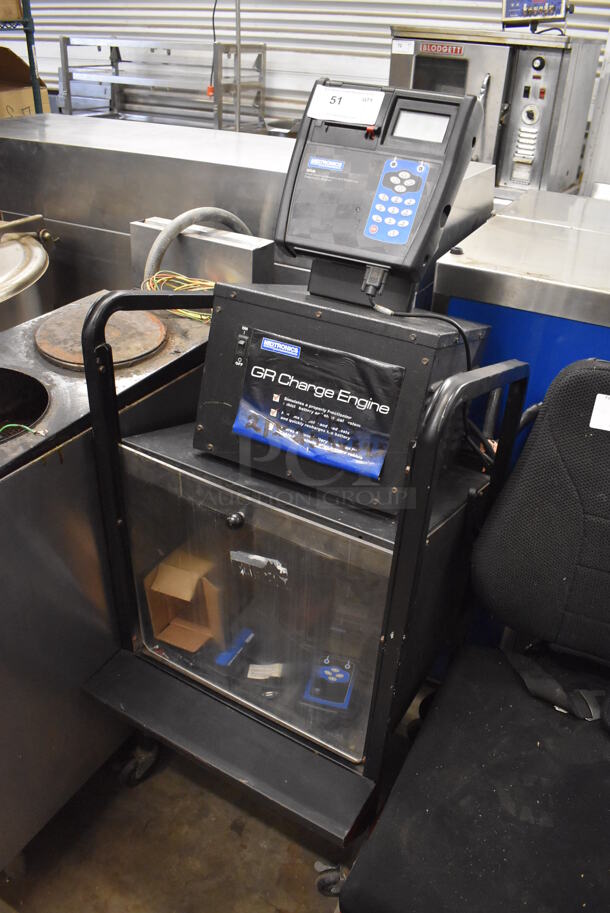 Midtronics GR8 Multi-tasking Battery and Electrical Diagnostic Station w/ GR Charge Engine on Commercial Casters. 21x28x56 - Image 2 of 6