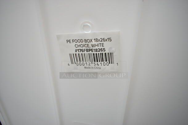3 BRAND NEW SCRATCH AND DENT! Items Including 2 176FBPE18265 White Poly Bins and 1 Gray Seal. 3 Times Your Bid! - Image 7 of 7