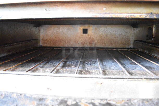 3 Stainless Steel Commercial Electric Powered Single Deck Bakery / Pizza Ovens. Appears To Be 240 Volts, 3 Phase. 3 Times Your Bid! - Image 6 of 9