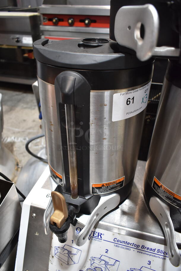 3 Bunn SH SERVER Stainless Steel Commercial Coffee Satellite Dispensers. 3 Times Your Bid! - Image 4 of 7