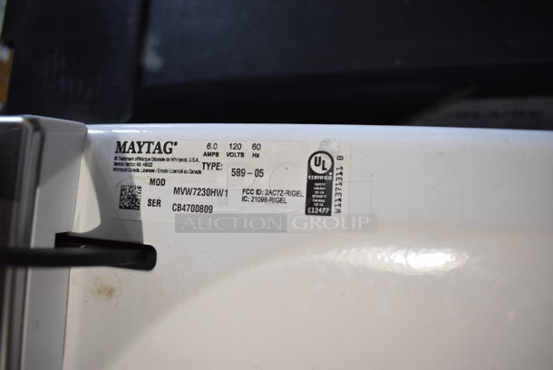 Maytag MVW7230HW1 Metal Top Load Washer. 115 Volts, 1 Phase. - Image 6 of 7