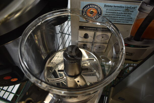 BRAND NEW SCRATCH AND DENT! Waring WFP16SCND Metal Countertop Food Processor. 120 Volts, 1 Phase. Tested and Working! - Image 5 of 7