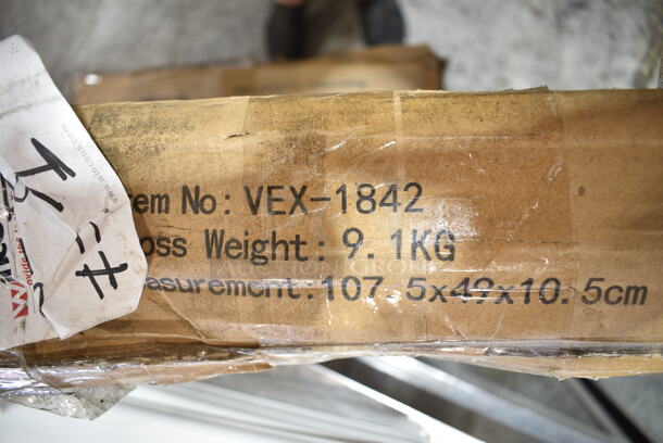 2 BRAND NEW IN BOX! Winco Wire Shelves Including VEX-1842 and VC-1824. 2 Times Your Bid! - Image 4 of 6
