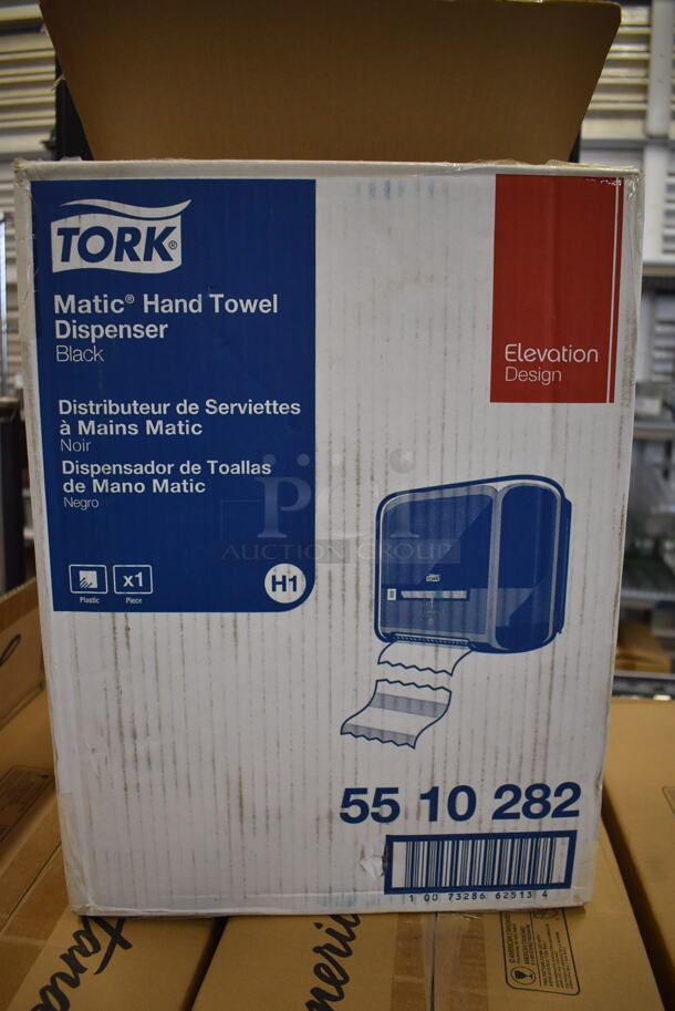 2 BRAND NEW IN BOX! Tork Black Poly Wall Mount Paper Towel Dispensers. 13x8x18. 2 Times Your Bid! - Image 4 of 4