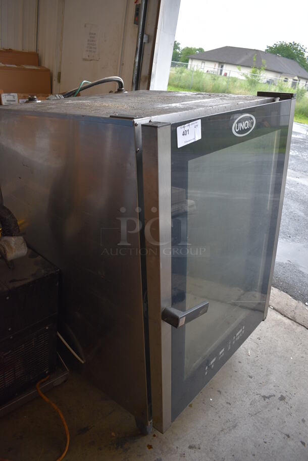 Unox Cadco Model XAV805P-208 Stainless Steel Commercial Electric Powered Convection Oven. Missing 1 Leg. 208 Volts, 3 Phase. 34x34x49 - Image 4 of 7
