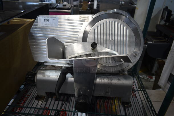 Avantco 300ES-12 Stainless Steel Commercial Countertop Meat Slicer. 110-120 Volts, 1 Phase. Tested and Working!