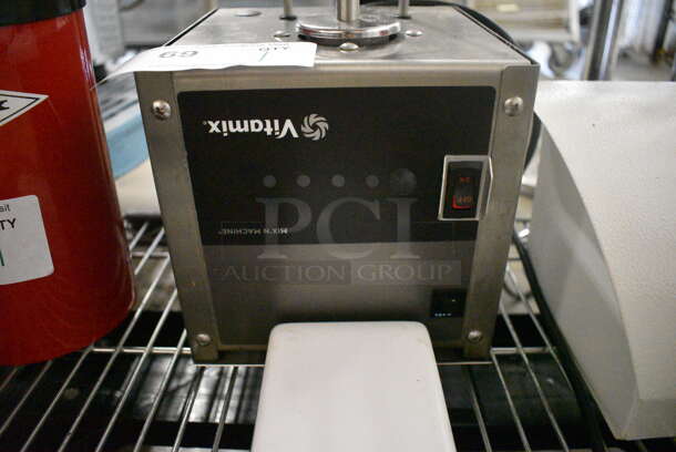 Vita-Mix Model VM0804 Stainless Steel Commercial Drink Mixing Machine Attachment for Frozen Beverage Machine. 120 Volts, 1 Phase. 7x14x15. Tested and Working! - Image 3 of 6