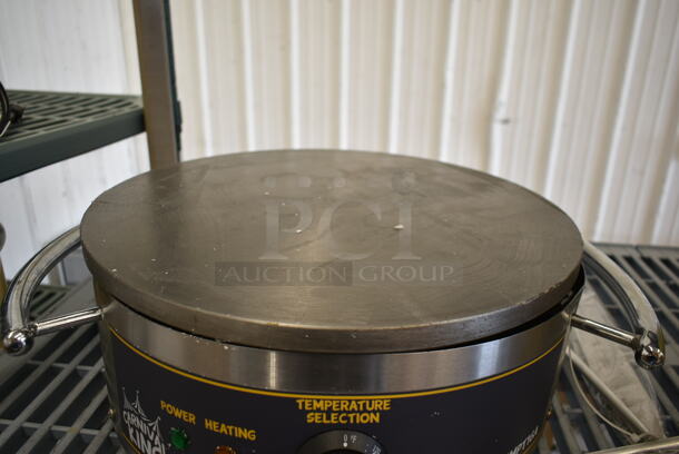 BRAND NEW SCRATCH AND DENT! Carnival King 382CMPT16A Stainless Steel Commercial Countertop 16" Crepe Maker. 120 Volts, 1 Phase. Tested and Working! - Image 2 of 5