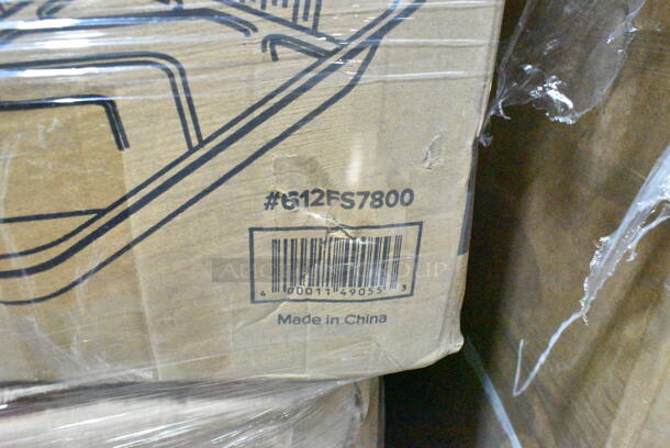 PALLET LOT of 20 BRAND NEW Boxes Including H7658HC, 2 Box 760SOUP8WPA Choice 8 oz. White Double Poly-Coated Paper Food Cup with Vented Paper Lid - 250/Case, 966UPWIDEB-500 OneUp by Choice White 1-Ply Wide Interfold 6 1/2" x 8 1/2" Dispenser Napkin - 6000/Case, Dart Conex Complements 400PC 4 oz. Clear Plastic Souffle / Portion Cup - 2500/Case, 356B763FDIF Delco Heavy Dominion by 1880 Hospitality B763FDIF 7 1/8" 18/0 Stainless Steel Heavy Weight Dinner Fork - 36/Case, 2 Box 612FS7800 Choice Full Size Foil Steam Table Pan Medium 2 3/16" Depth - 50/Case, 2 Box 795PTOKFT3 Choice Kraft Microwavable Folded Paper #3 Take-Out Container 7 3/4" x 5 1/2" x 2 1/2" - 200/Case, 612509PCO Choice 9" Round Standard Weight Foil Take-Out Pan with Dome Lid - 200/Case, 612FS7800 Choice Full Size Foil Steam Table Pan Medium 2 3/16" Depth - 50/Case, 4 Box 130WSPOON Choice Medium Weight White Plastic Teaspoon - 1000/Case, 0700602 Dispenser, 394325L Noble NexGen Powder-Free Disposable Blue Hybrid 3 Mil Thick Gloves - Large - 1000/Case, 3 Box 500MFTN Lavex Natural Brown Kraft M-Fold (Multifold) Towel - 4000/Case. 20 Times Your Bid!  - Image 7 of 12