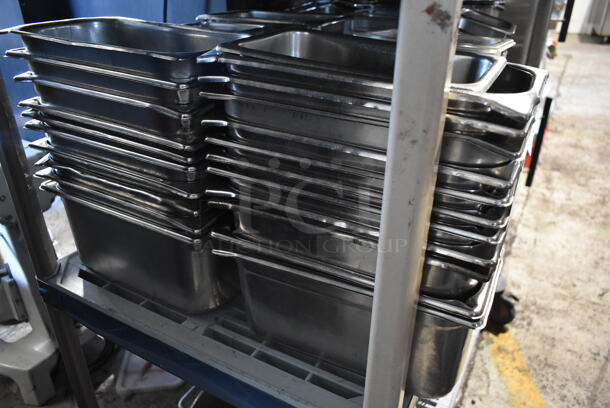 ALL ONE MONEY! Lot of 22 Stainless Steel Drop In Bins. Includes 12x7x6 - Image 2 of 3