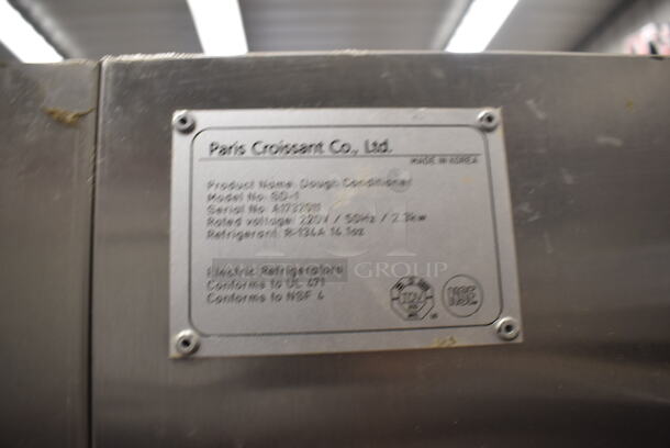 Paris Croissant SD-1 Stainless Steel Commercial 2 Half Size Door Reach In Dough Conditioner. 220 Volts. 31x45x76 - Image 5 of 7
