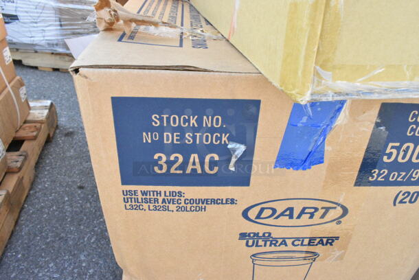 13 BRAND NEW Boxes Including 433WH161118C Choice 16" x 11" x 18 1/4" White Paper Customizable Shopping Bag with Handles - 200/Case,2 Box 1761PK8511BR Choice 8 1/2" x 11" Brown 2-View Single Pocket Menu Cover, 127CH12 Choice 12 oz. Clear RPET Hinged Deli Container - 200/Case, Solo Ultra Clear™ 32AC 32 oz. Customizable Clear PET Plastic Cold Cup - 500/Case, 130BKFKSX500 Choice Black Extra Heavy Weight Wrapped Plastic Cutlery Pack - 500/Case, 760SOUP8WPA Choice 8 oz. White Double Poly-Coated Paper Food Cup with Vented Paper Lid - 250/Case, 795KFT44RNPE Choice 44 oz. Round Kraft PE-Lined Microwavable Take-Out Container 7 5/16" x 2 5/8" - 300/Case. 13 Times Your Bid!  - Image 8 of 12