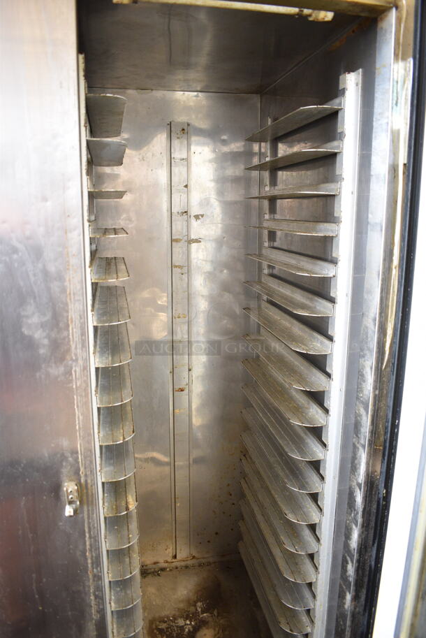 Fum Stainless Steel Commercial Single Door Reach In Heated Holding Cabinet. Cannot Test Due To Plug Style - Image 4 of 5