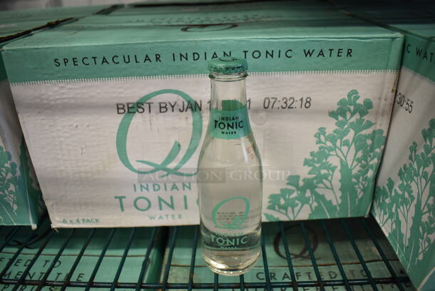 ALL ONE MONEY! Lot of Approximately 20 Boxes of 24 Bottles of Indian Tonic Water