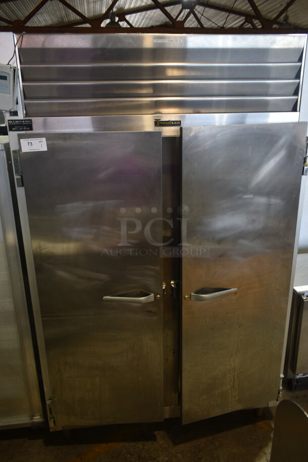 Traulsen G20010 Stainless Steel 2 Door Reach In Cooler. 115 Volts, 1 Phase. Tested and Working!