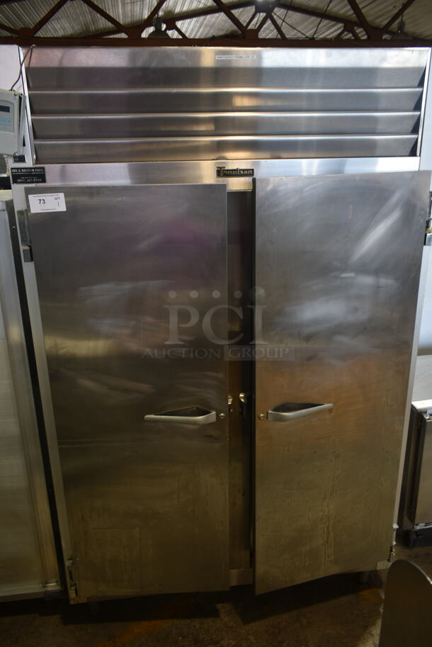 Traulsen G20010 Stainless Steel 2 Door Reach In Cooler. 115 Volts, 1 Phase. Tested and Working! - Image 1 of 8