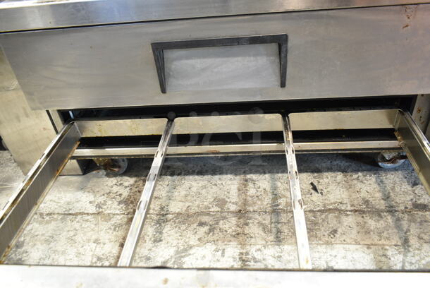 2020 True TRCB-82-84 Stainless Steel Commercial 4 Drawer Chef Base on Commercial Casters. 115 Volts, 1 Phase. Tested and Powers On But Does Not Get Cold
 - Image 7 of 9