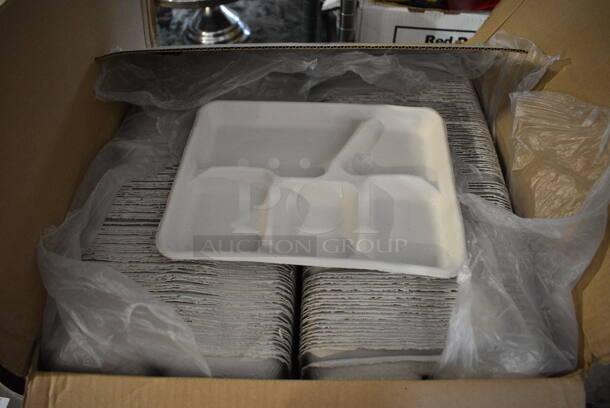 ALL ONE MONEY! Lot of 2 Boxes of Savaday Molded Fiber Trays. - Image 1 of 3