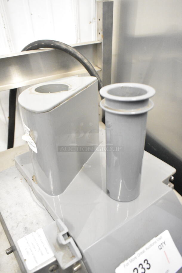 Metal and Gray Poly Food Processor Lid.  - Image 4 of 11