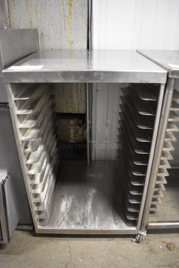 Metal Commercial Pan Transport Rack on Commercial Casters. 19.5x22x32.5 - Image 1 of 4