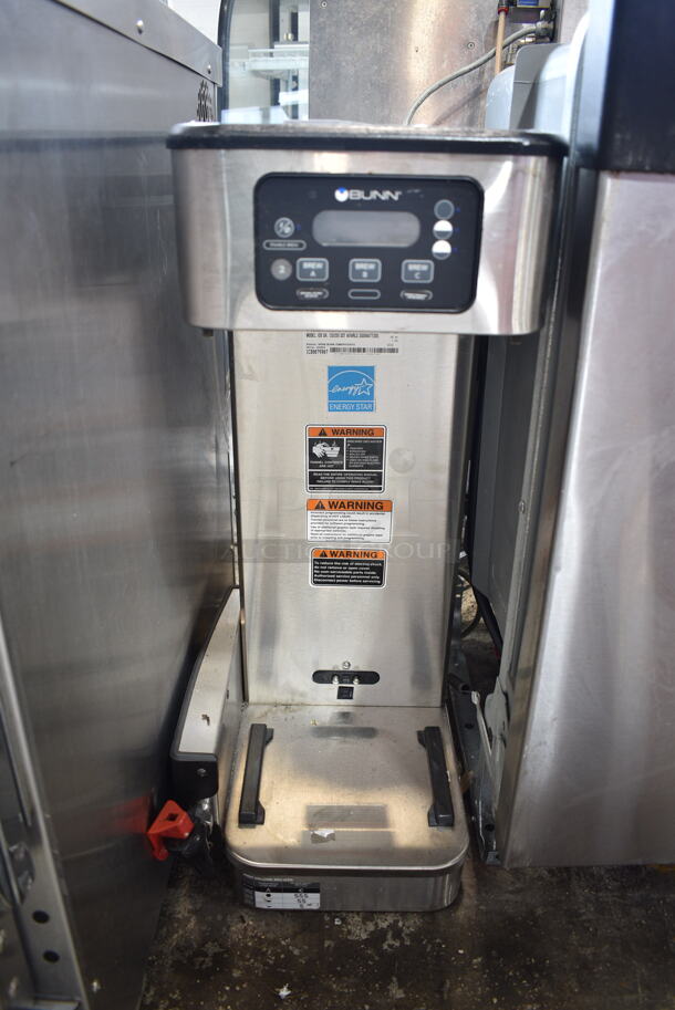 2020 Bunn ICB SH ENERGY STAR Stainless Steel Commercial Countertop Iced Tea Machine w/ Hot Water Dispenser. 120/208 Volts, 1 Phase.  - Image 1 of 5
