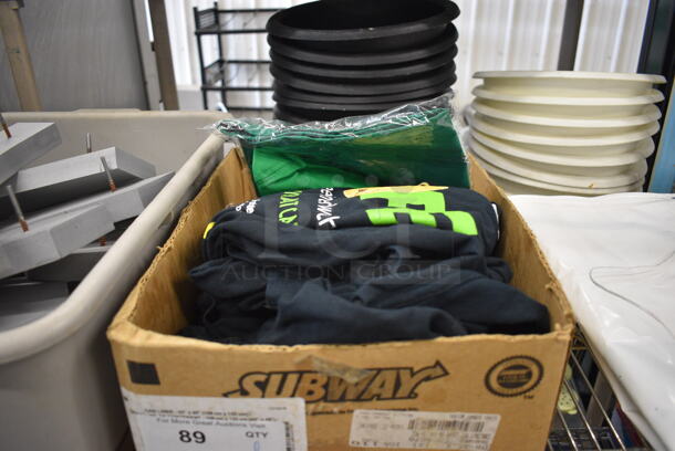 ALL ONE MONEY! Lot of 6 Gray Letters to SUBWAY.  - Image 1 of 2