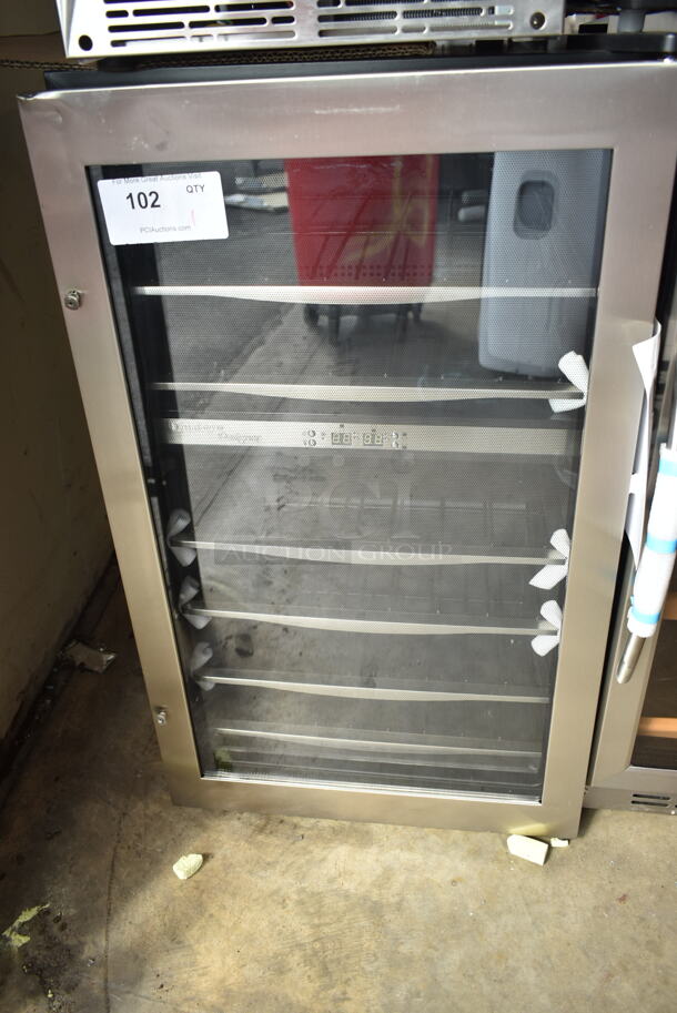 BRAND NEW SCRATCH AND DENT! Danby DWC040A3BSSDD 38 Bottle Free-Standing Metal Wine Cooler Merchandiser. 115 Volts, 1 Phase. Tested and Working! - Image 2 of 5