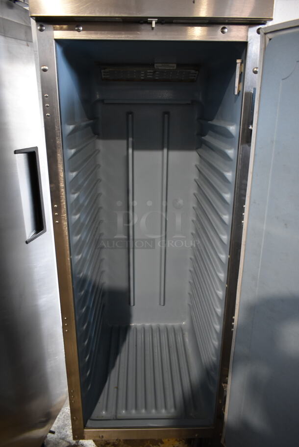 Delfield 6025XL-S Stainless Steel Commercial Single Door Reach In Cooler on Commercial Casters. 115 Volts, 1 Phase. Tested and Working! - Image 5 of 7