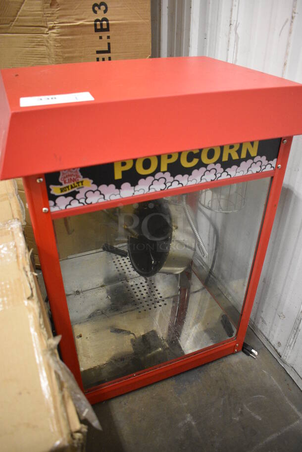 Carnival King 382PM30R Metal Commercial Countertop Popcorn Maker and Merchandiser. 110 Volts, 1 Phase. 22x16.5x30. Tested and Working! - Image 2 of 6