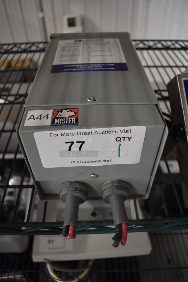 Larson MT-BBT-240V-208V-53.1A Gray Metal Box. 5.5x5.5x10 - Image 1 of 3