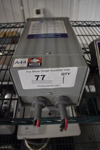 Larson MT-BBT-240V-208V-53.1A Gray Metal Box. 5.5x5.5x10