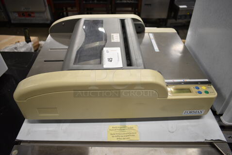 Formax FD 180 Metal Countertop Booklet Maker. 110 Volts, 1 Phase. 