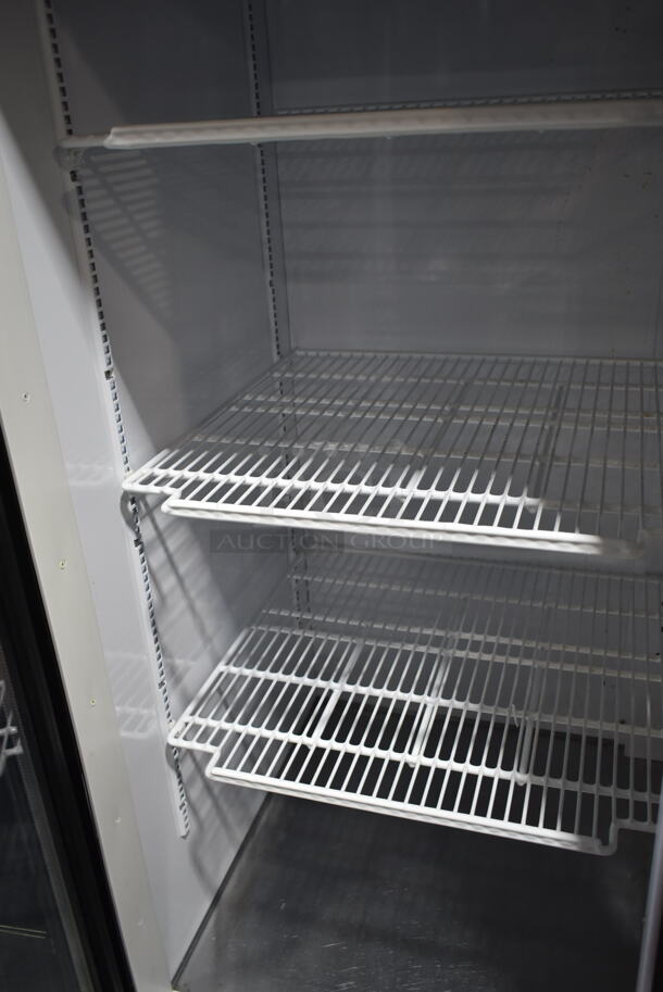 Turbo Air TGM-72RSB Metal Commercial 3 Door Reach In Cooler Merchandiser w/ Poly Coated Racks. 115 Volts, 1 Phase. Tested and Powers On But Does Not Get Cold - Image 2 of 5