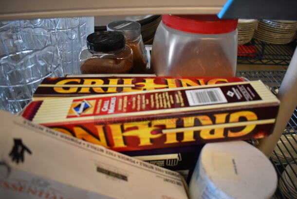 ALL ONE MONEY! Tier Lot of Various Items Including Pitchers, Grilling Matches and Dishes - Image 8 of 9