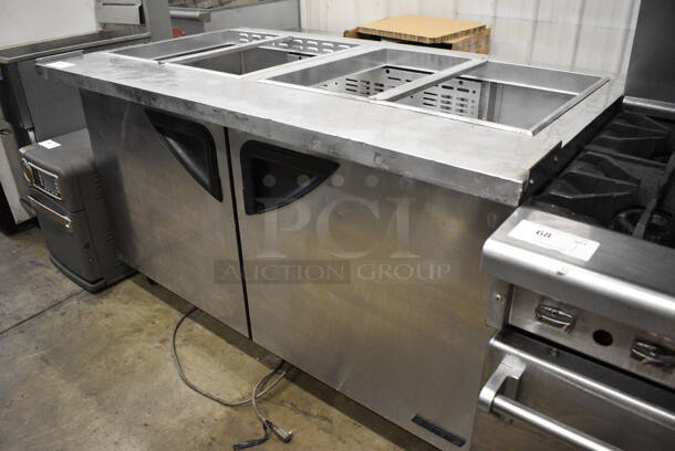 Turbo Air Model TST-60SD-24 Stainless Steel Commercial Prep Table on Commercial Casters. 115 Volts, 1 Phase. 60x34x36. Tested and Powers On But Does Not Get Cold - Image 3 of 6
