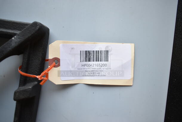 3 BRAND NEW SCRATCH AND DENT! Items Including 41321210100 Hatco 02.12.101.00 Motor,Gear 120V 60Hz 9 Rpm, HP0041414600 Vulcan 00-414146-00002 Hi Limit Switch, HP0042165200 Vulcan 00-421652-00001 Grate, 12" Square. 3 Times Your Bid! - Image 9 of 9