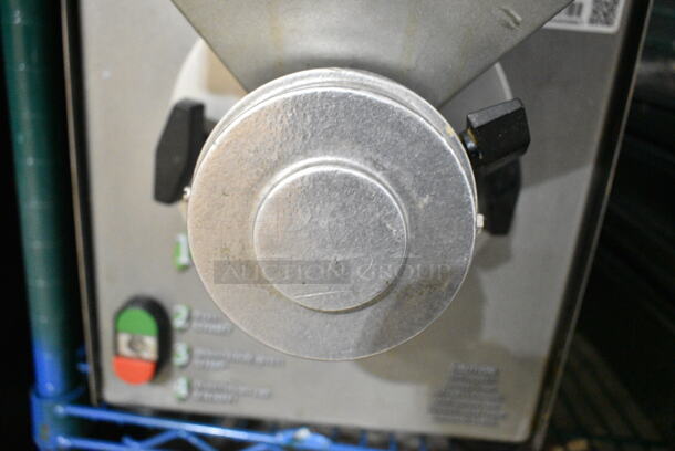 Olde Tyme PN2 Stainless Steel Commercial Countertop Nut Grinder Base w/ Hopper Mount. 115 Volts, 1 Phase. Tested and Working! - Image 8 of 10