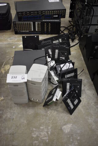 ALL ONE MONEY! Lot of Altec Lansing ACS5 Computer Speakers, Extron VSC 500 Video Scan Converters (Main Building) 