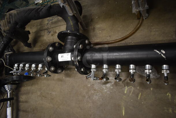 Metal Commercial 12 Tap Beer Tower. - Image 3 of 6