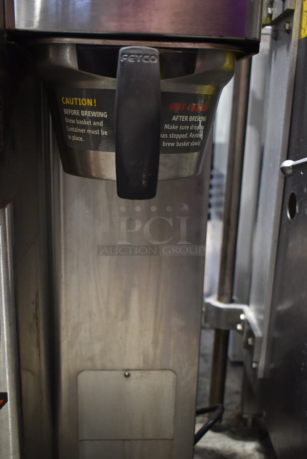 Fetco CBS-2141-XTS Stainless Steel Commercial Countertop Coffee Machine w/ Hot Water Dispenser and Metal Brew Basket. 120/208-240 Volts, 1 Phase. - Image 3 of 6