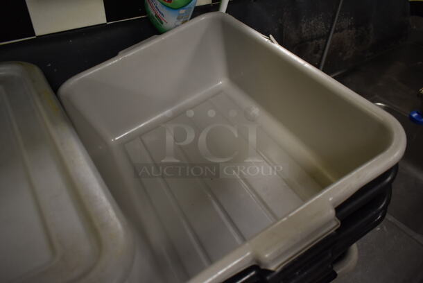 ALL ONE MONEY! Lot of Poly Bus Bins and Lids. (dish room) - Image 4 of 4