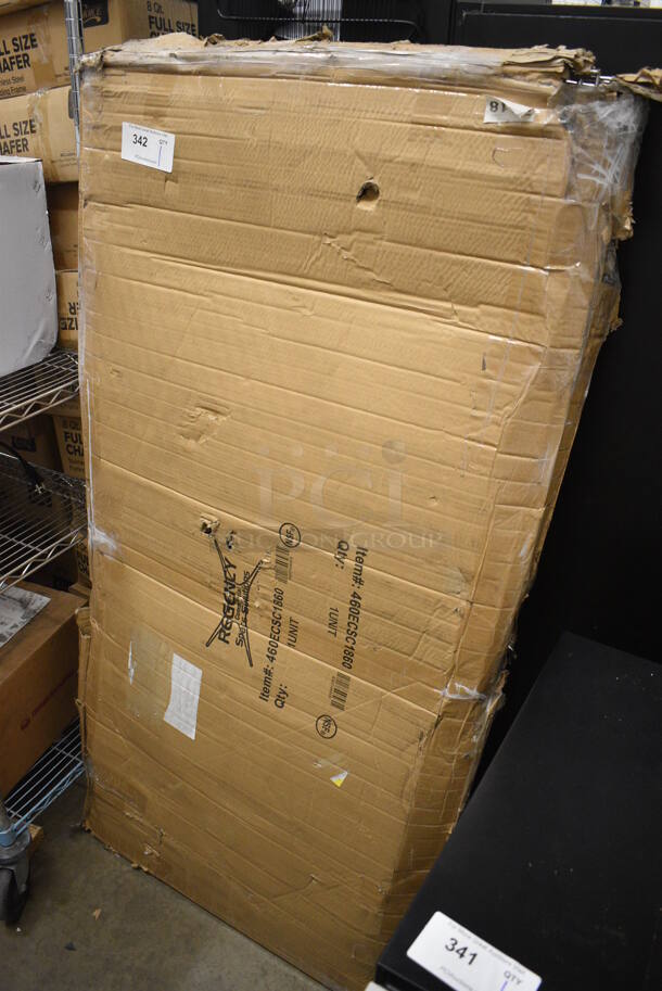 Box of Regency Chrome Finish Liquor Cage Pieces - Image 4 of 5