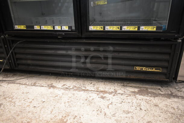 2015 True GDM-49 ENERGY STAR Metal Commercial 2 Door Reach In Cooler Merchandiser w/ Poly Coated Racks. 115 Volts, 1 Phase. Tested and Working! - Image 5 of 9