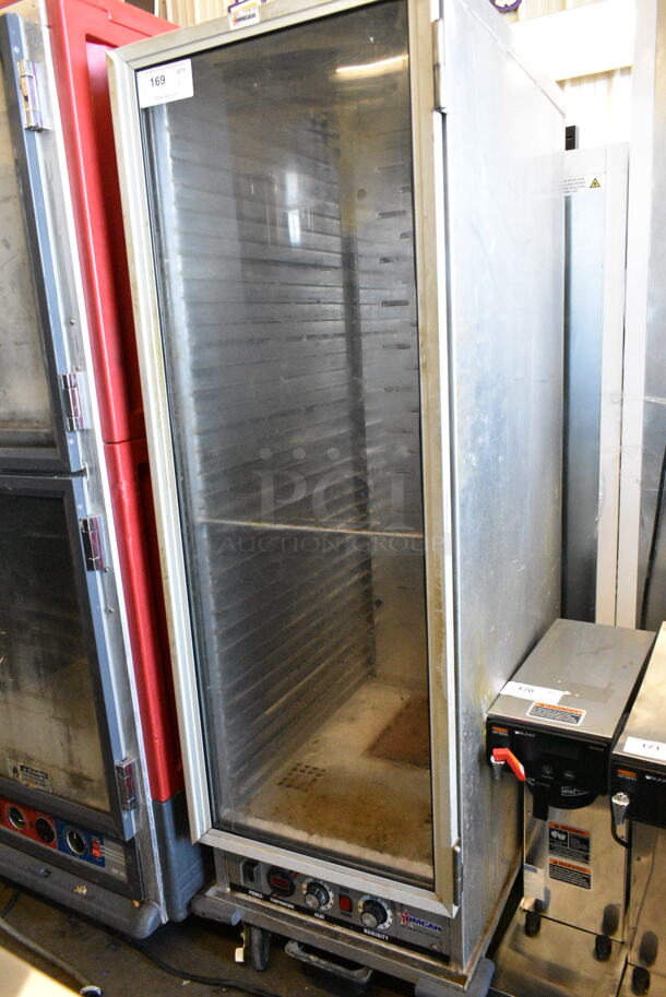 Omcan Metal Commercial Heated Holding Cabinet on Commercial Casters. 120 Volts, 1 Phase. Tested and Working! - Image 2 of 9