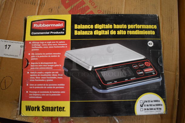 BRAND NEW IN BOX! Rubbermaid Metal Countertop Food Portioning Scale. - Image 5 of 5