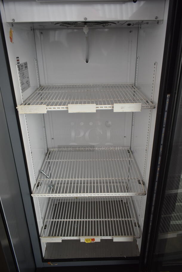 2017 True GDM-12-HC-LD ENERGY STAR Metal Commercial Single Door Reach In Cooler Merchandiser. 115 Volts, 1 Phase. Tested and Powers On But Does Not Get Cold - Image 2 of 3