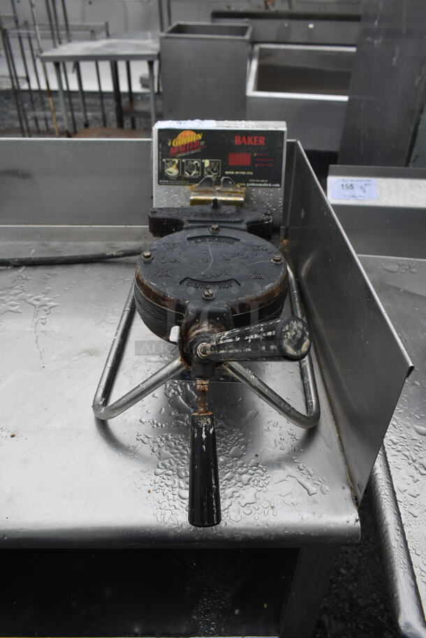 RT-P Stainless Steel Commercial Countertop Waffle Maker. 120 Volts, 1 Phase. Tested and Working! - Image 1 of 5